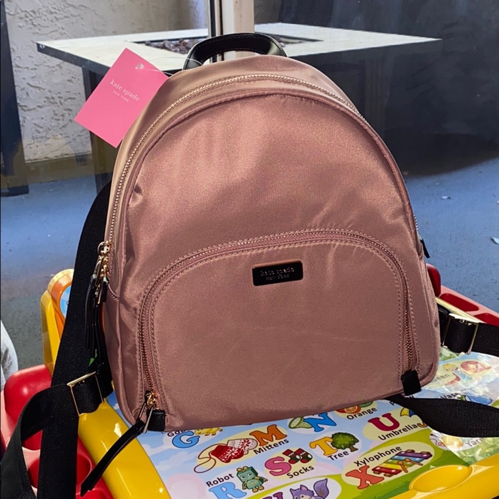 Kate spade Sparrow Dawn Medium Pink Nylon Backpack